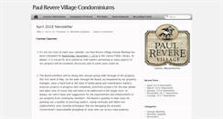 Desktop Screenshot of paulreverevillagecanton.org